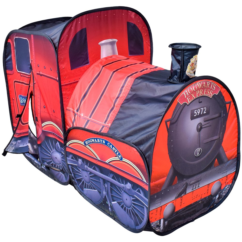Harry Potter Hogwarts Express Pop Up Tent  Easy to Setup Playhouse for Kids | Red Train Toy with Two Entrances  Sunny Days Entertainment