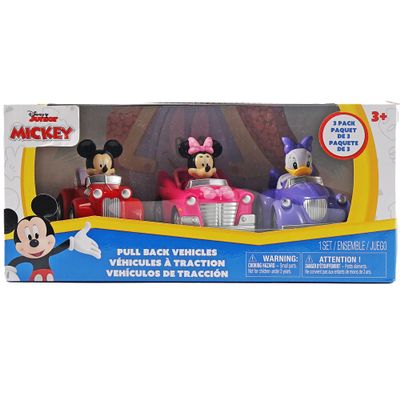 Disney Jr. 3.5" Pull-Back Assortment 3-Pack