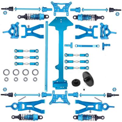 Greendhat Metal Upgrade Parts Kit Drive Shaft Suspension Arm for WLtoys A959-B A969-B A979-B K929-B A959B 1/18 RC Car Accessories ( Color : Blue )