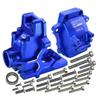 GPM 28Pc Set Upgrades Aluminum 7075-T6 Front/Rear Gear Box for 1/8 4Wd Sledge Monster Truck95076-4 RC Cars (Blue) view 1