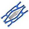 GPM 22Pc Set Upgrades Aluminium 6061-T6 Front/Rear Extended Upper Arms (Widemaxx #7895) for X-Maxx 8S (WideMaxx) RC Cars (Blue) view 1