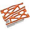 GPM 24Pc Set Upgrades Aluminium 6061-T6 Front/Rear Extended Lower Arms (Widemaxx #7895) for X-Maxx 8S (WideMaxx) RC Cars (Orange) view 1