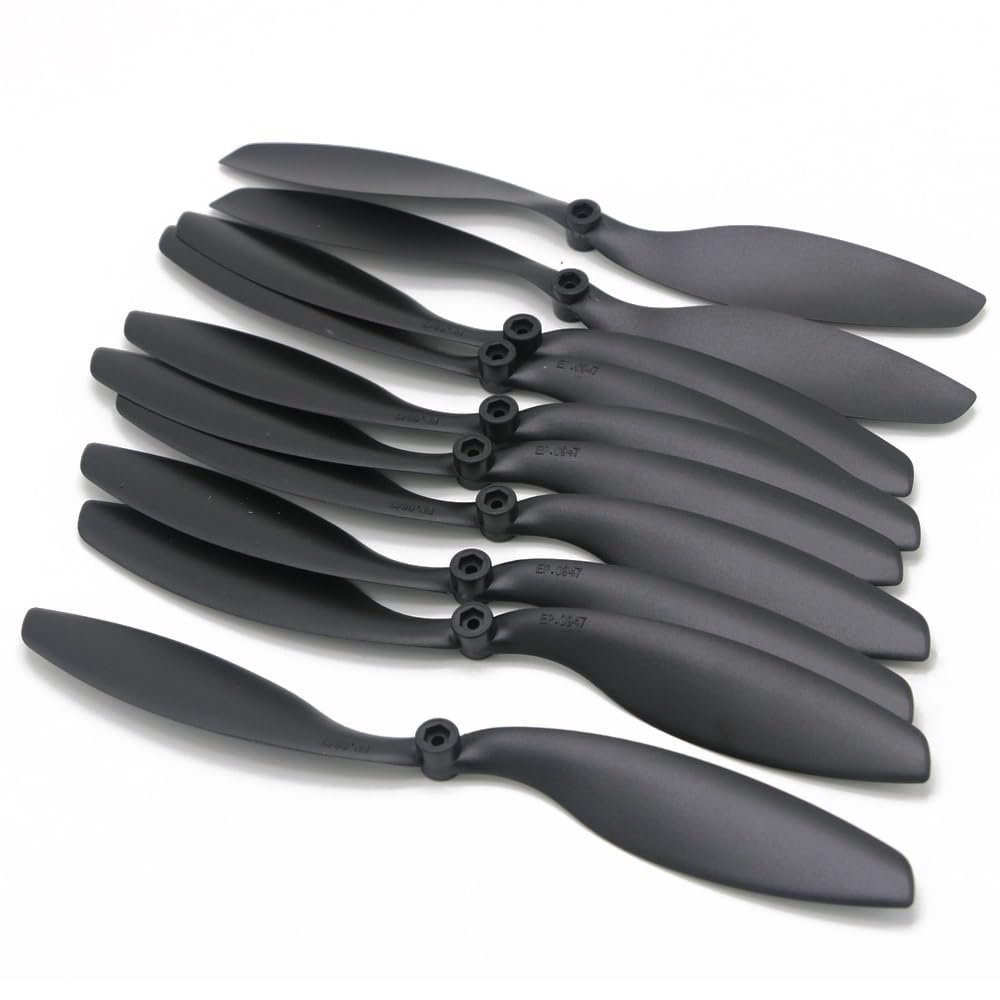 Greendhat 10pcs/lot Compatible with HY Propeller 5045 6030 7060 8043 8060 9047 9060 1047 1147 for RC Airplane ( Color : 9047 )