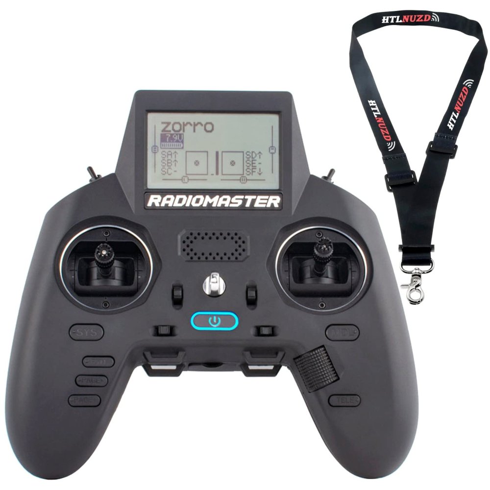 HTLNUZD CC2500 2.4GHz 16CH Hall Handle Remote Control JP4in1/ ELRS TX High Frequency Configurations Transmitter Mode2 for FPV Drone