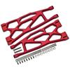GPM 24Pc Set Upgrades Aluminium 6061-T6 Front/Rear Extended Lower Arms (Widemaxx #7895) for X-Maxx 8S (WideMaxx) RC Cars (red) view 1