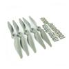 Greendhat 10pcs/lot APC Propeller Knife Horse Paddle(14X7 13X6.5 12X6 11X5.5 10X7 8X6 8X4 7X5 6X4 for Choose) Wholesale ( Color : 4.75 x 4.75 ) view 3