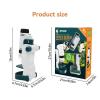 Microscope Accessories Kit 3 in 1 Microscope Kit 60-120X Kids Educational Portable Pocket Microscope with LED Light Microscope Slides (Color : White) view 4