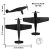 TimMee WW2 Fighter Ace Planes - Black 9pc Plastic Army Men Airplanes USA Made view 4