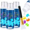 3PCS Jigsaw Puzzle Glue with Sponge Head, Clear Water Soluble Craft Puzzle Protect Glue for 3000/3500/5000 Pieces of Puzzle (3 Bottle X 120ML) view 1