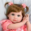 Aori Realistic Reborn Baby Doll Girls - 22 inches Real Life Newborn Baby Dolls, Adorable Lifelike Babies, Weighted Reborn Toddler Gifts Set for Kids Grandma view 2
