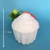 Happyyami 10Pcs White Polystyrene Cupcake Model Foam Realistic Diy Craft Fake Cake Model Photography Props Decoration view 3