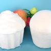 Happyyami 10Pcs White Polystyrene Cupcake Model Foam Realistic Diy Craft Fake Cake Model Photography Props Decoration view 4
