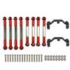 WPL B1 B-1 B14 B-14 B24 B-24 C14 C24 1/16 RC Car Spare Parts Upgrade Metal Pull Rod Steering Pull Rod Servo Rod Pull Rod Base ( Color : Titanium ) view 3