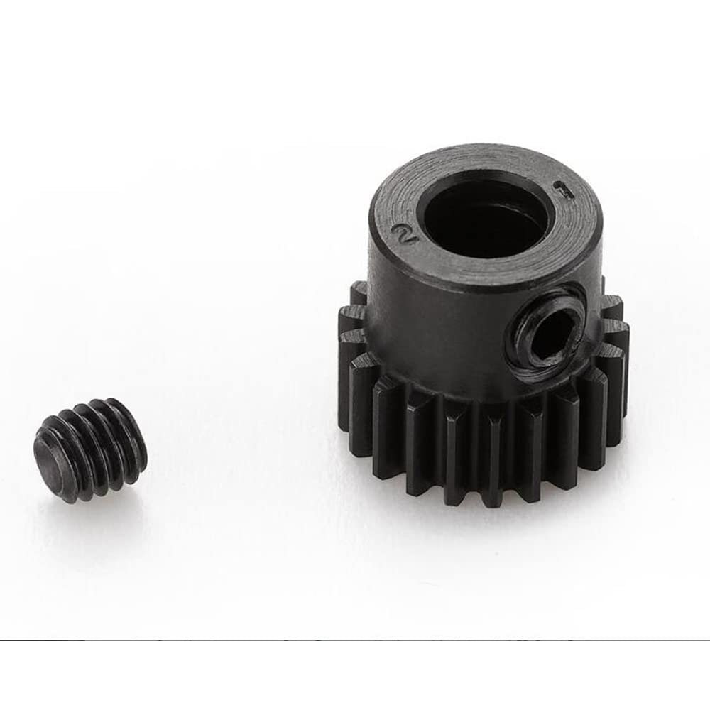 BAIJAC 48P 23T 21T 25T 5mm Shaft Steel Pinion for Rc Car Motors RC Hobby Motor Gear (Color : 23T)