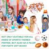120 Pieces Sports Stress Balls Mini Foam Soccer Ball, Basketball, Football, Baseball Stress Toys for Anxiety Relief Sports Themed Birthday Party Supplies Game Stocking Stuffers view 4