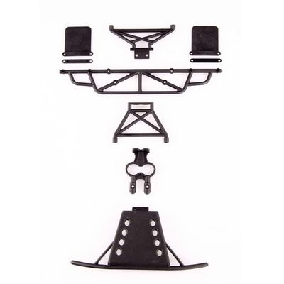 Compatible with LC Racing SC Bumper Set Black for EMB-SC EP 1:14 RC Car Off Road #L6039