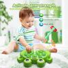 HopeRock Toys for 2 3 4 5 Year Old Boy,Toddler Toys Age 2-4, Whack A Frog Game,with 5 Modes,45 Levels,9 Music Spray and Light-up, Baby Toy Gifts for Early Learning, Birthday Gift for Toddler Boy Toys view 4