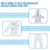 Rakki Dolli Doll Clothes 3 Pc. Set Grey-White Plaid Hooded Thick Coat with Long Sleeve Doll Outfit Fits for 18" American Girl Dolls (Doll & Shoes not Included) view 3