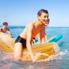 4 Pcs Summer Pool Floats Inflatable Raft Battle Logs Funny Pool Games Floats Toys Inflatable Floating for Beach Water Games Swimming Sports Party Teens Adults(Log) view 2