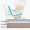 Double Tandem Stroller-Baby Face to Face Foldable Umbrella Stroller for Infant and Toddler,Convertible Reclining Pushchair Stroller,Adjustable Canopy (Color : Green) view 4