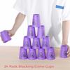 yeesport Sport Stacking Cups, 24pcs Sports Stacking Cups Sport Training Game for Challenge Competition Travel Party Gift for Kids and Adults (Purple & Red) view 4