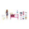 Barbie It Takes Two Baking Set with Malibu Doll and 18 Accessories Including Modelling Dough 3 Colours and Moulds, Children's Toy, from 3 Years, HJY19 view 1