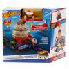 HOT Wheels City Downtown Spielset Eiskrem-Strudel - Rennbahn-Action mit manuellem Aufzug, Eiskrem-Wirbel und herunterklappbarer Rampe, inklusive 1 Hot Wheels Auto, fr Kinder ab 4 Jahren, HKX38 view 1