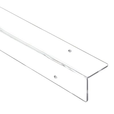 ERRULAN Clear Corner Protectors for Walls, Acrylic Corner Guards 3.5mm Thick Nosing Strip, L Shap Garage Edge Protector for Kids Safety (Color : WxL, Size : 5x150cm/1.97x59 in)