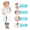 Phobby Kids Doctor Kit, 8 Pieces Toddlers Doctor Playset with Medical Storage Bag & Real Stethoscope, Pretend Play Doctor Toys Birthday Gift for Boys Girls Aged 3 4 5 6 (Blue) view 4