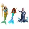 Mattel Disney Toys, Collectible Set of 3 Fashion Dolls with Ariel, King Triton & Ursula in Signature Outfits, Inspired by The Little Mermaid view 1