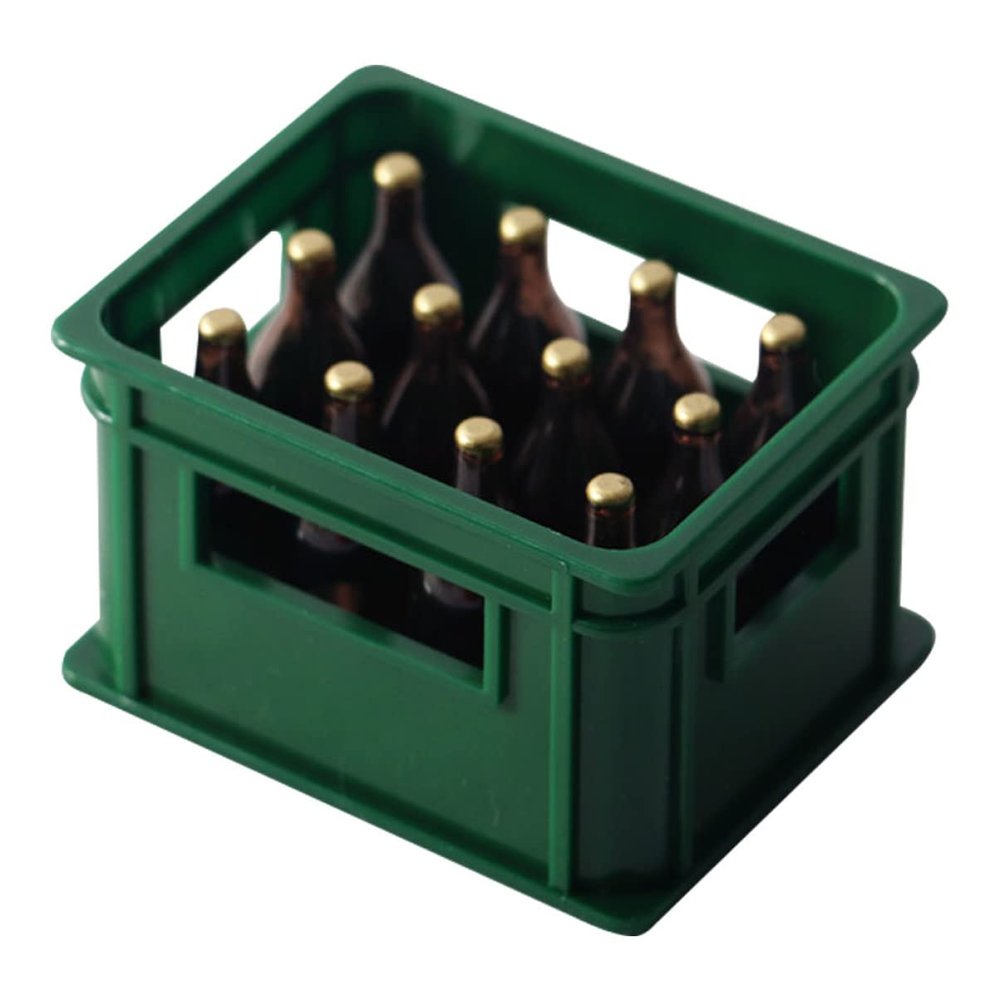 1PC Miniature Beer Worlds Smallest Toys mini Beer Box Dollhouse mini Furniture Box Ornament