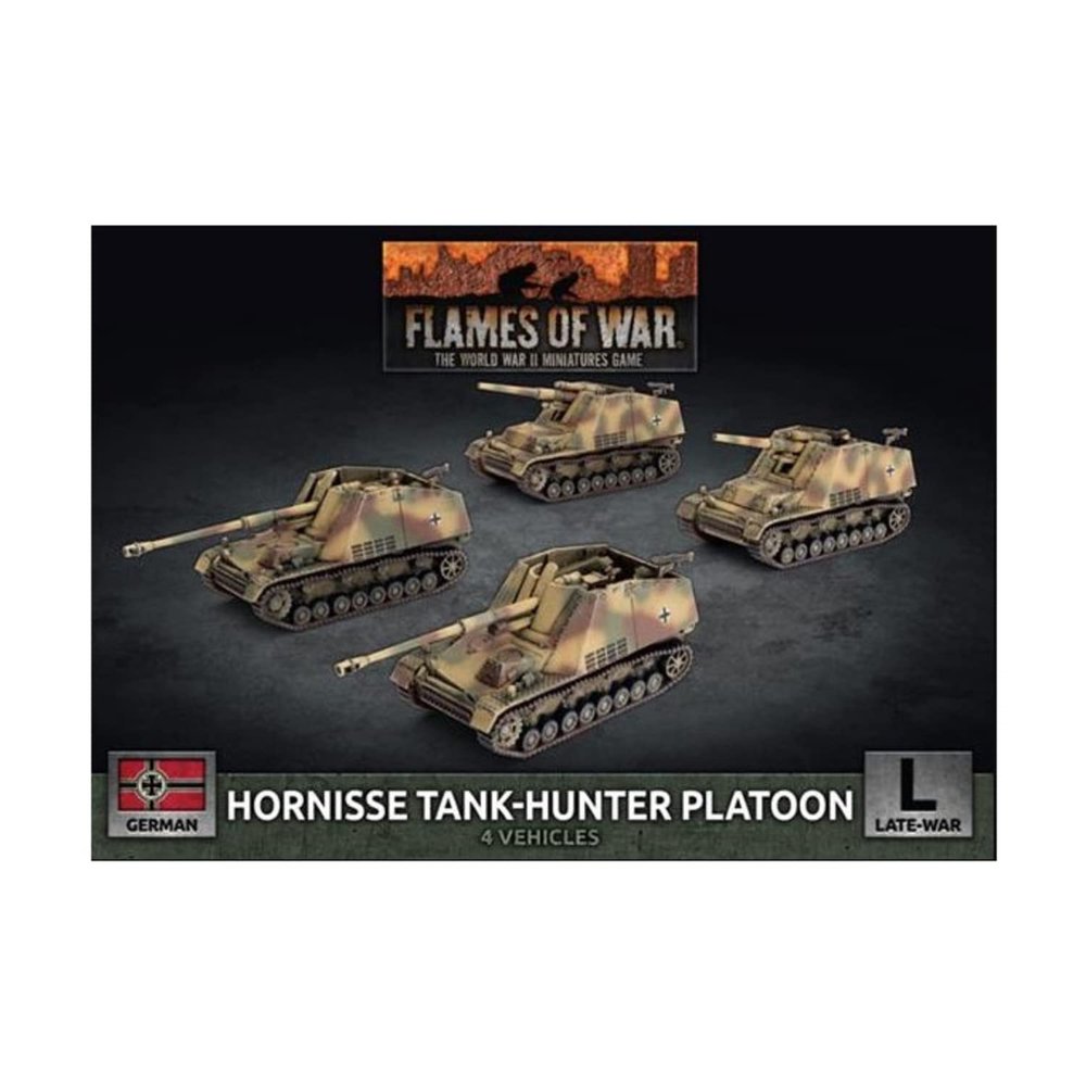 Battlefront Miniatures Flames of War WW2: German - Hornisse Tank-Hunter Platoon