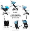 Cybex Libelle Lightweight pockit Travel Baby Stroller - Carry-On Compliant Compact Fold, One-Hand Adjustable Recline - Compatible with CYBEX Car Seats, Beach Blue view 4