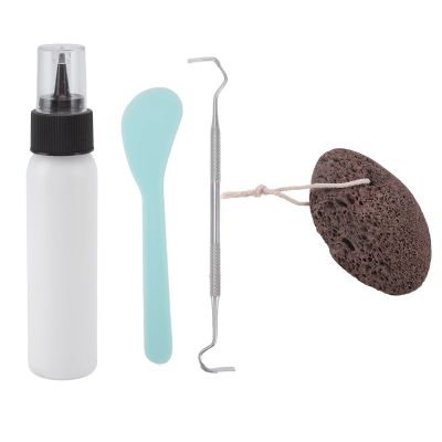 Luqeeg Pick Peel Stone Kit, Picking Rock Kit, Skin Picking Anxiety Fidget Kit with White Latex DIY Interesting Relaxing Relief Pick Rock Toy for Adults with ADHD OCD Anxiety, Relieve Tension