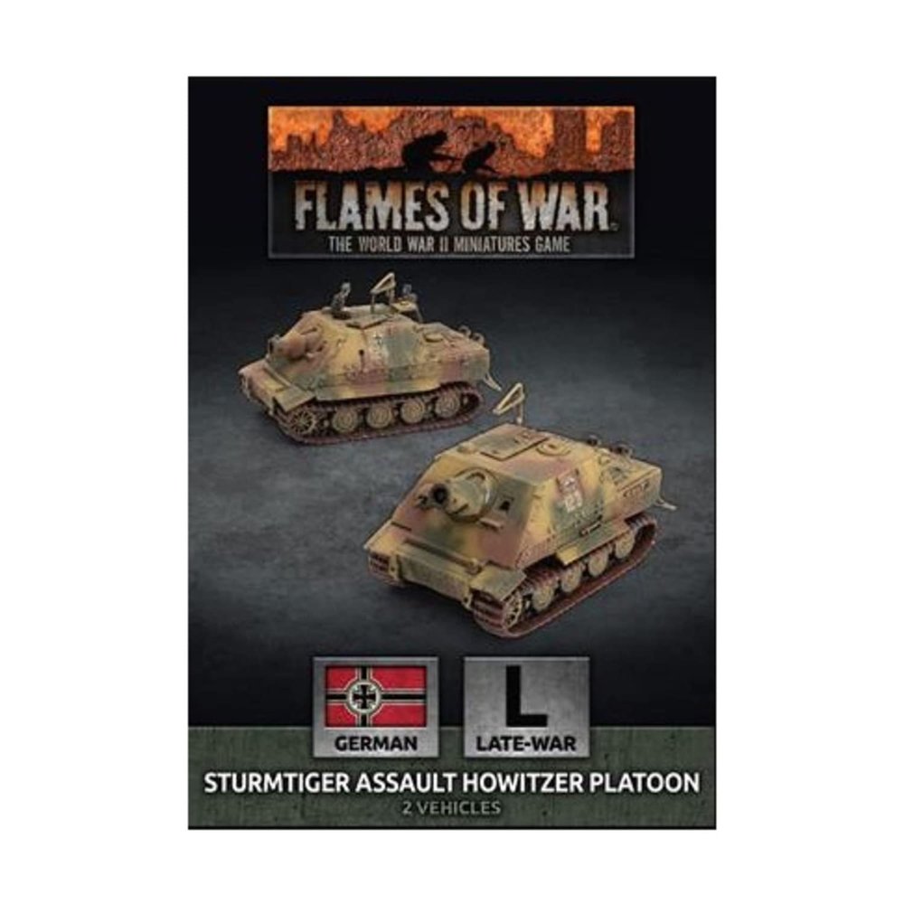 Battlefront Miniatures Flames of War WW2: German - Sturmtiger Assault Howitzer Platoon