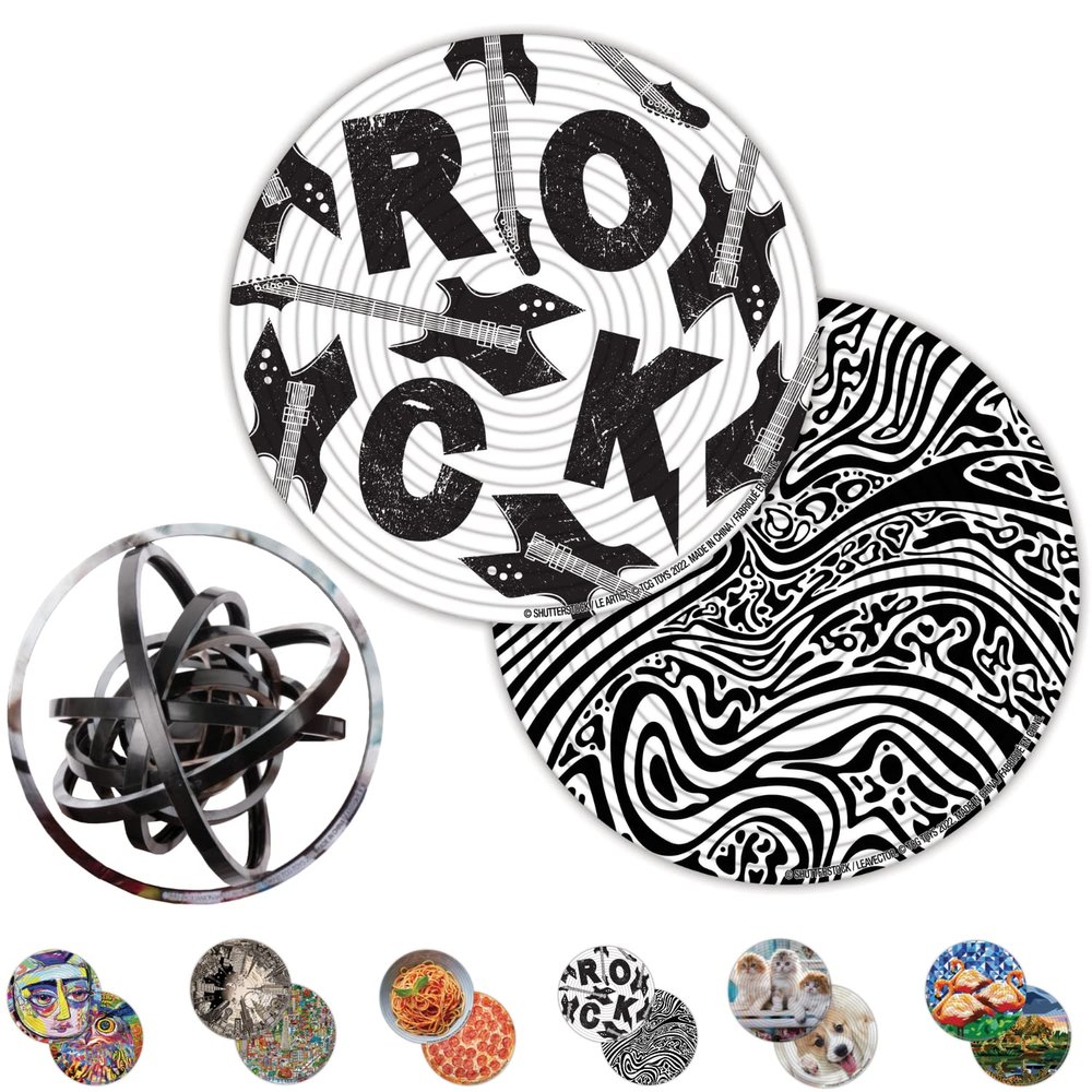 Spin Flip Puzzle - Hypnotic - Spin it, Flip it, Solve it! for Those who Love Brain teasers! Adult Fidget Toy. Great Gift for Mom, Dad, Teens, Men and Women