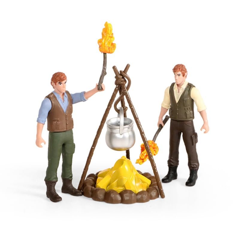 Toyvian Office Decor Miniature Miniature 1 Set Miniature Mini fire Pit Accessory Miniature Camping kit Doll House Camping kit Camping Figurine 3D Miniatures