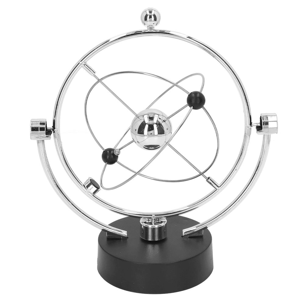 Electronic Perpetual Motion Swing Ball, Magnetic Swing Energy Orbit Physics Toy Desktop Ornament Decoration Sportinggoods DIY Science and Education Toys