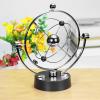 Electronic Perpetual Motion Swing Ball, Magnetic Swing Energy Orbit Physics Toy Desktop Ornament Decoration Sportinggoods DIY Science and Education Toys view 3