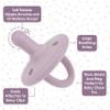 Sweet Child Pacifiers 0-18 Months, Set of 6 Ultra-Light Silicone Binkies with Collapsible Handle & 3 Air Holes for Added Safety, Best Newborn Pacifiers for Baby Boys Or Girls view 4