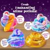 GirlZone Magic Potion Slime Kit - Glow-in-The-Dark, Multicolor, 6 Brews & Spell Book - Slime Making Kit & Magic Potion Set for Girls & Kids view 2