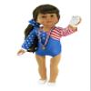 American Fashion World Gymnastics Outfit for 18-inch Dolls| Premium Quality & Trendy Design | Dolls Clothes | Outfit Fashions for Dolls for Popular Brands view 1