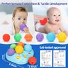 Tsomtto Baby Musical Light Up Toys 0 3 4 5 6 7 8 9 12 Month Baby Ball Sensory Montessori Toys 6-12 12-18 Months Tactile Sleep Aid Tummy Time Developmental Infant Toddler 1 2 Year Old Boy Girl view 2