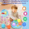Tsomtto Baby Musical Light Up Toys 0 3 4 5 6 7 8 9 12 Month Baby Ball Sensory Montessori Toys 6-12 12-18 Months Tactile Sleep Aid Tummy Time Developmental Infant Toddler 1 2 Year Old Boy Girl view 4