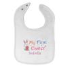 Cute Rascals Custom Toddler & Baby Bibs Burp Cloths Easter Unisex White Terry Cloth Cotton Snap Closure Water Resistant Solid Baby/Toddler Bibs for Babies view 1