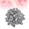 2Packs Grey Natural Wood Chips for DIY Alphabet Puzzle Letter Blocks for Intellectual Development and Early Education for Crafts and Decorative Projects view 3