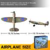 RoofWorld RC Plane Spitfire Fighter 2.4Ghz 4CH Remote Control Aircraft Ready to Fly for Adults Airplane Radio Controlled Plane with Xpilot Stabilization System 761-12 view 2