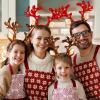 BESTOYARD 2Pcs Christmas Antler Headbands Reindeer Ears Holiday Hair Accessories for Halloween and Kids Gift view 3
