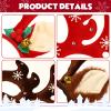 BESTOYARD 2Pcs Christmas Antler Headbands Reindeer Ears Holiday Hair Accessories for Halloween and Kids Gift view 4