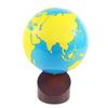 Montessori Geography Materials Globe of World Parts/Continents Preschool Early Educational Equipment Kids Culture Learning Toys Know World Globe (Yellow) view 1